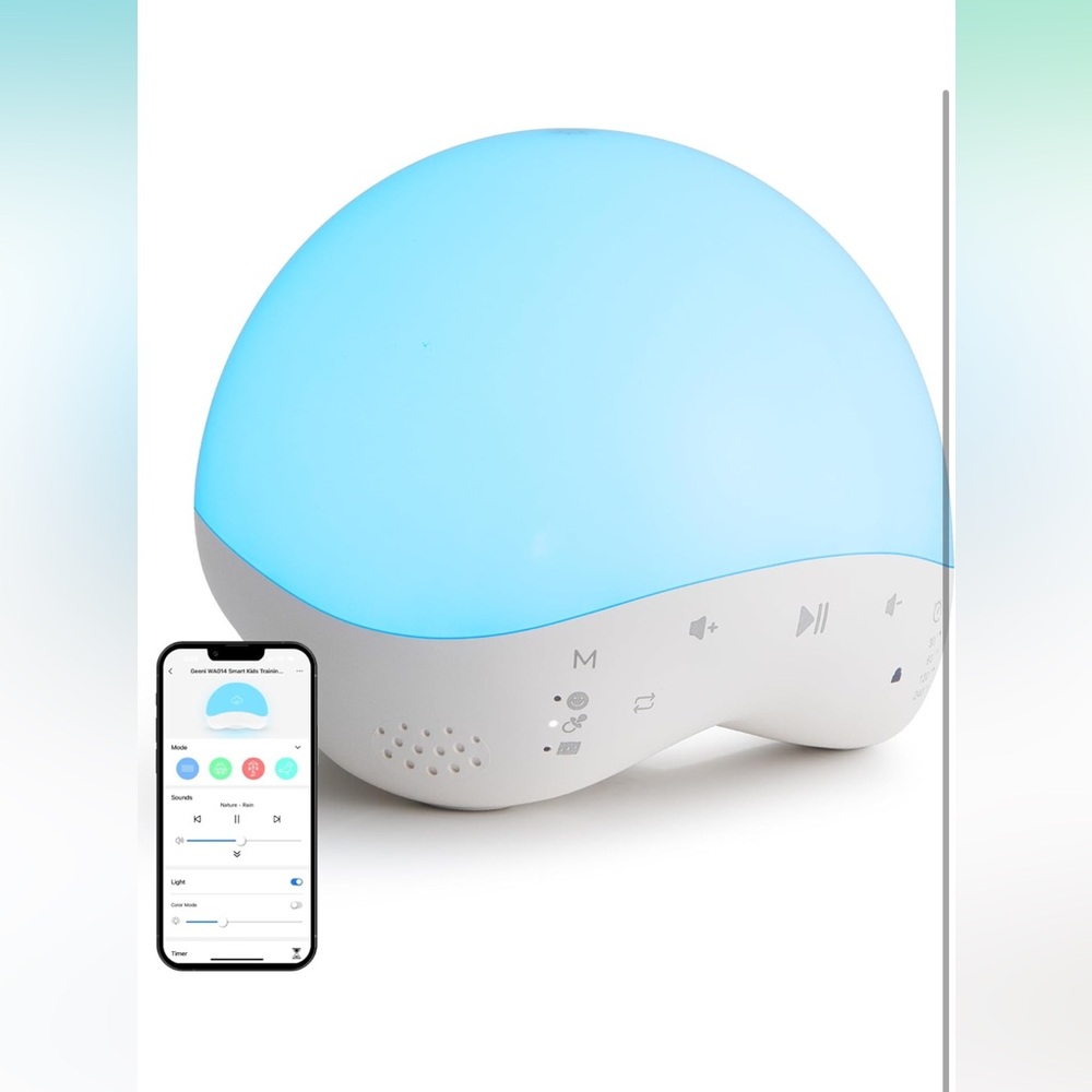 White Noise Machine with Night Light,Soothing Sounds, RGB Colors, Sleep Training